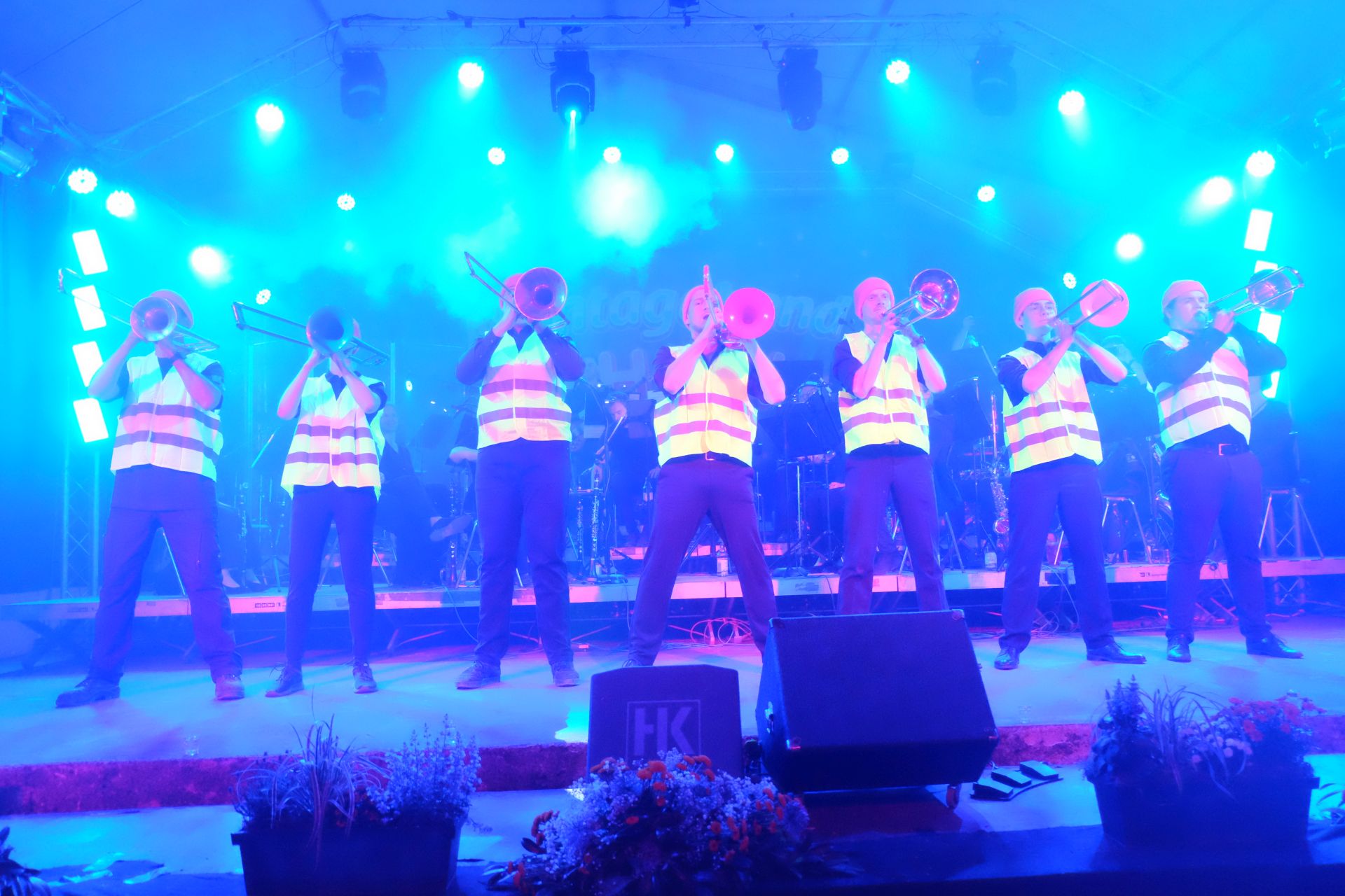 Blasorchester bei der Montagabendshow 2025