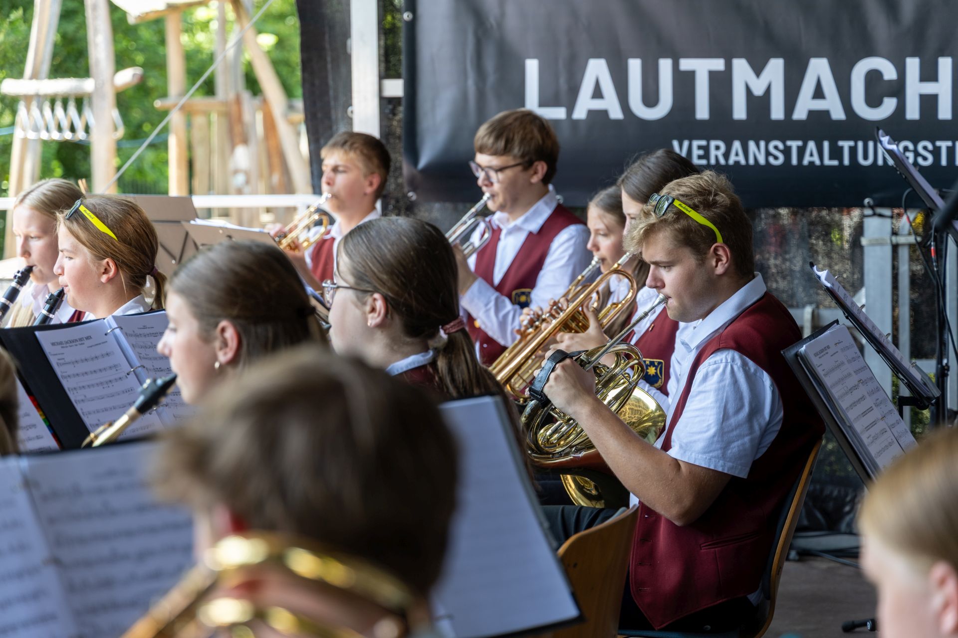 Jugendkapelle beim Schapfenfest 2025