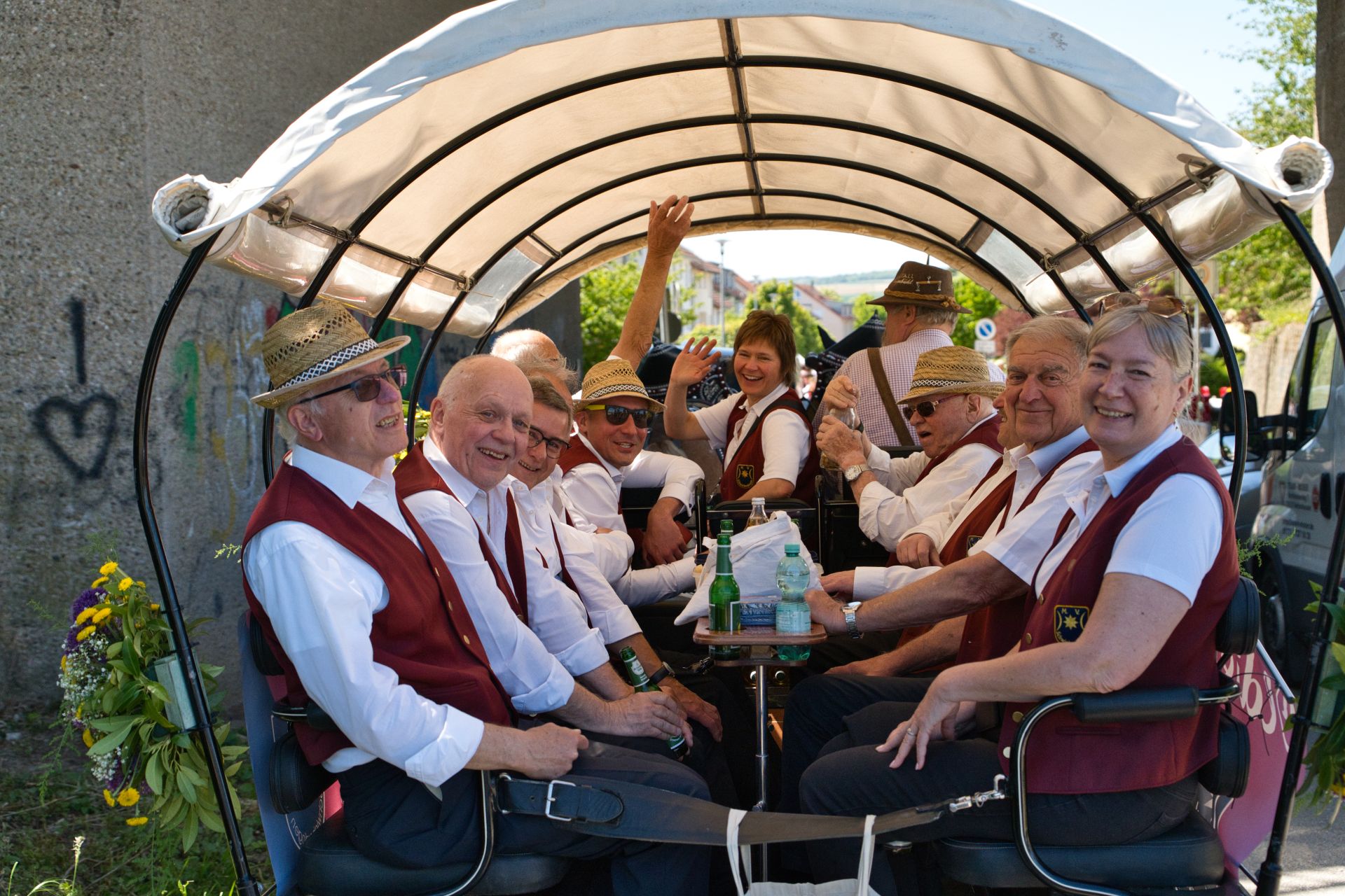 Oldiekapelle beim Festumzug