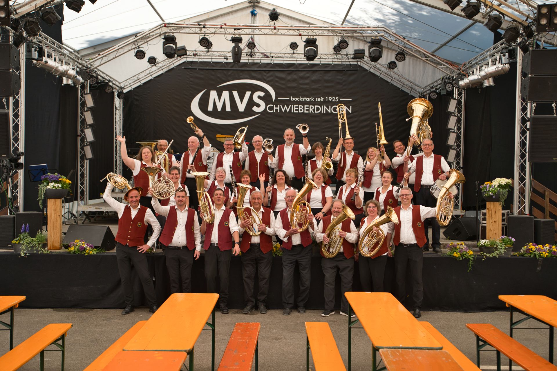 Oldiekapelle beim Kreismusikfest 2025